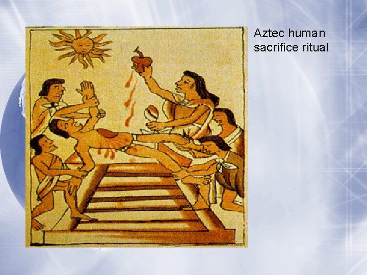 Aztec human sacrifice ritual 