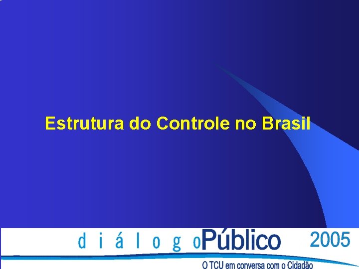 Estrutura do Controle no Brasil 