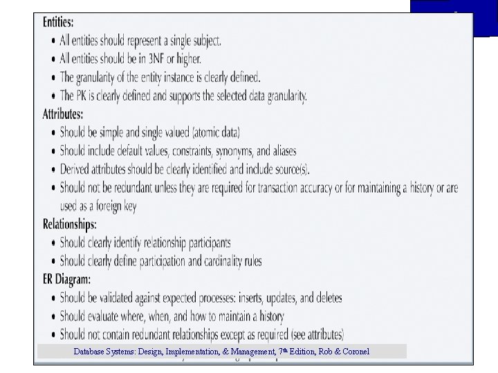 6 Database Systems: Design, Implementation, & Management, 7 th Edition, Rob & Coronel 43 6 Database Systems: Design, Implementation, & Management, 7 th Edition, Rob & Coronel 43
