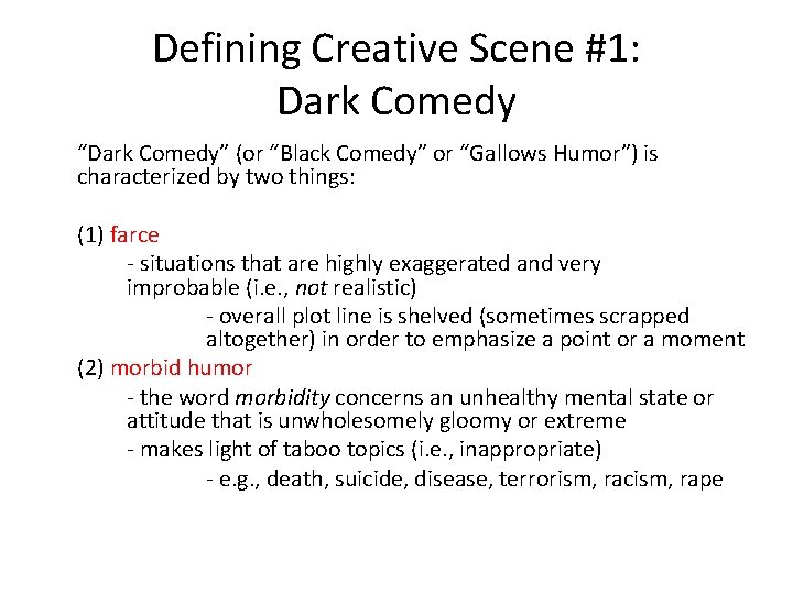 The Big Show Regarding the Creative Scene Contextualizing