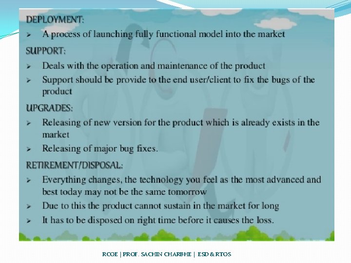 RCOE | PROF. SACHIN CHARBHE | ESD & RTOS 