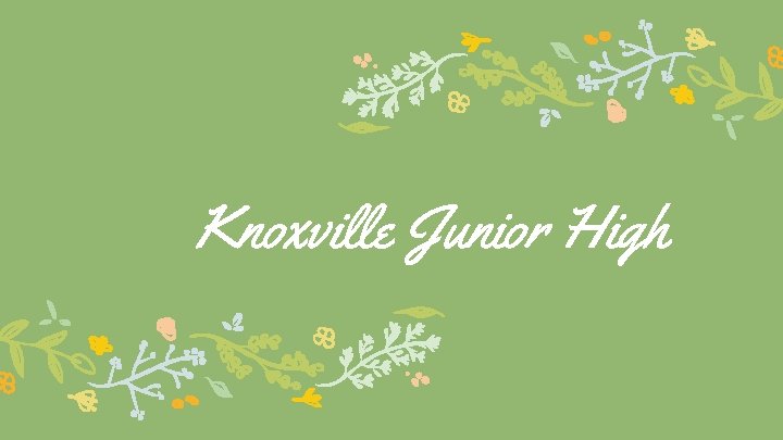 Knoxville Junior High 