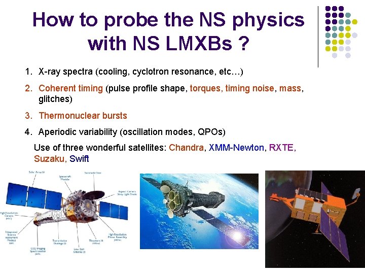 How to probe the NS physics with NS LMXBs ? 1. X-ray spectra (cooling,