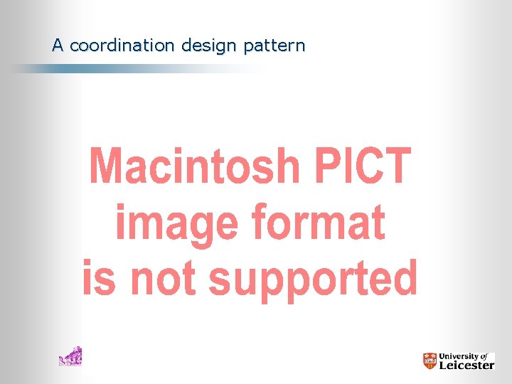 A coordination design pattern Architecture-based Evolution of Software Systems 