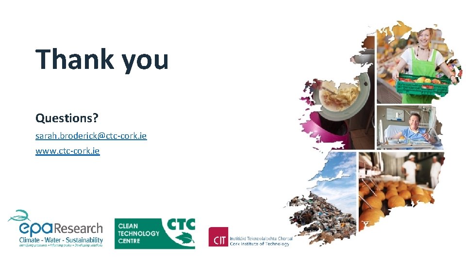 Thank you Questions? sarah. broderick@ctc-cork. ie www. ctc-cork. ie 