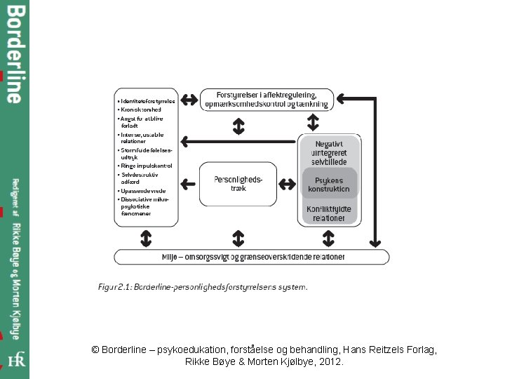 © Borderline – psykoedukation, forståelse og behandling, Hans Reitzels Forlag, Rikke Bøye & Morten