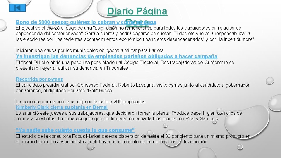 Diario Página Bono de 5000 pesos: quiénes lo cobran y cómo se paga Doce