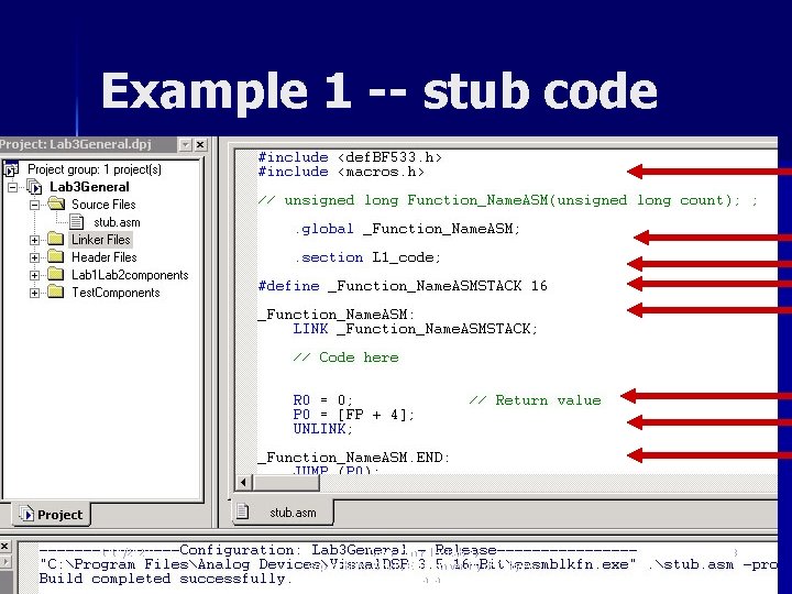 Example 1 -- stub code 1/18/2022 Timer Control -- Lab. 3, Copyright M. Smith,