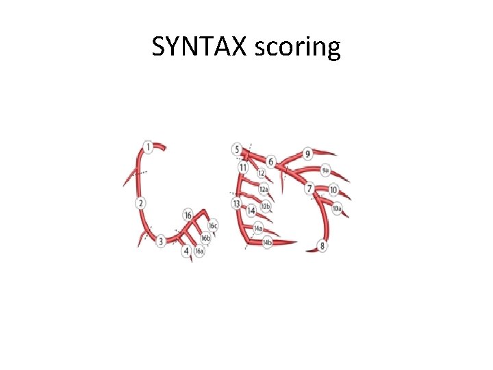 SYNTAX scoring 