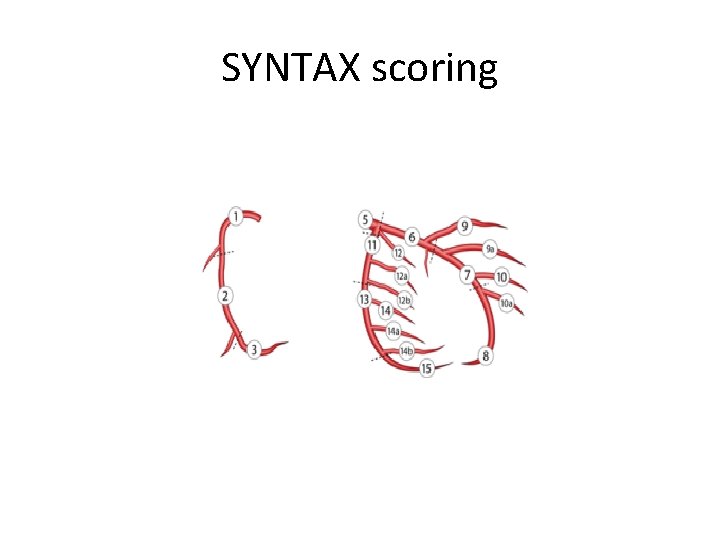 SYNTAX scoring 