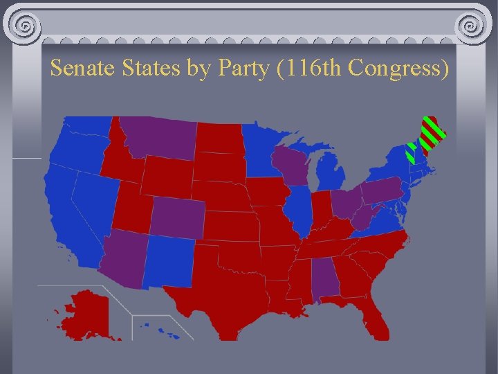 Senate States by Party (116 th Congress) 