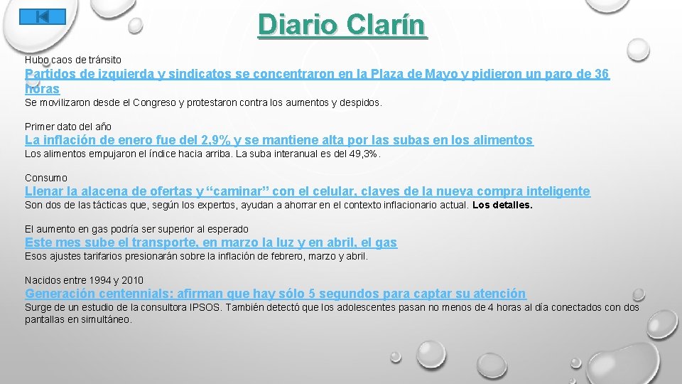 Diario Clarín Hubo caos de tránsito Partidos de izquierda y sindicatos se concentraron en