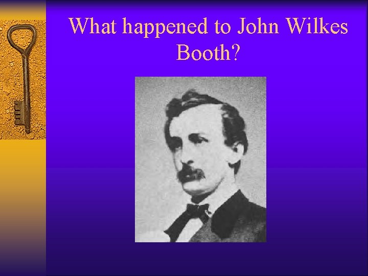 What happened to John Wilkes Booth? 
