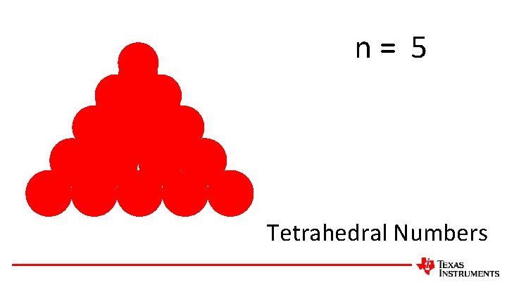 n= 5 Tetrahedral Numbers 