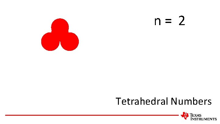 n= 2 Tetrahedral Numbers 