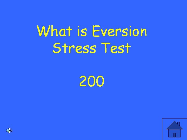 What is Eversion Stress Test 200 