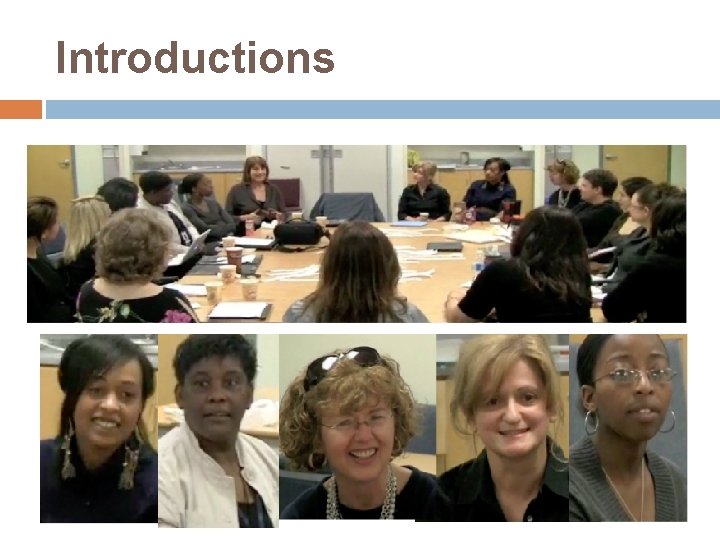 Introductions 