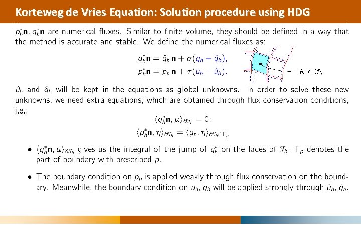 Korteweg de Vries Equation: Solution procedure using HDG 