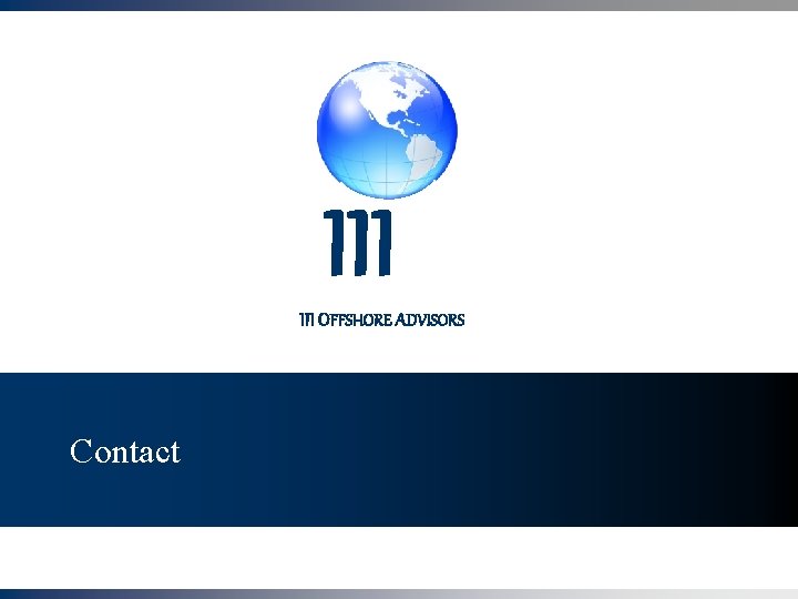 III OFFSHORE ADVISORS Contact 