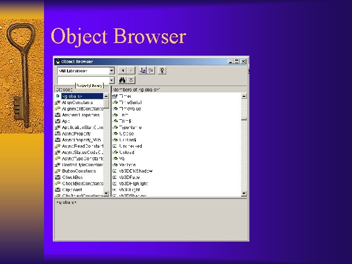 Object Browser 