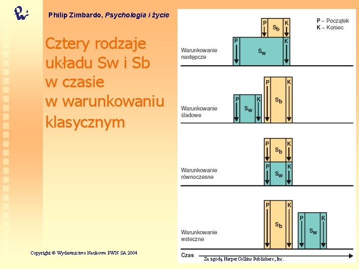 Philip Zimbardo, Psychologia i życie Cztery rodzaje układu Sw i Sb w czasie w