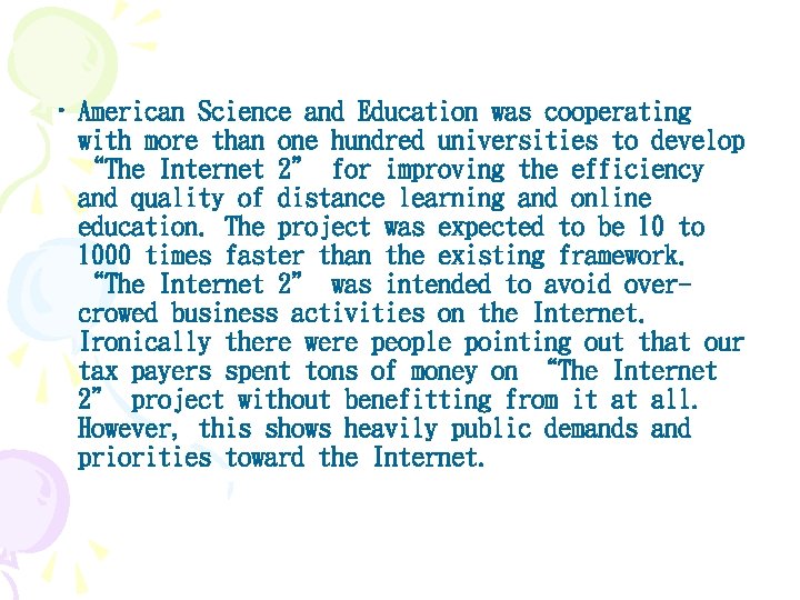  • American Science and Education was cooperating with more than one hundred universities