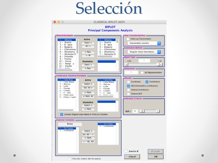 Selección 