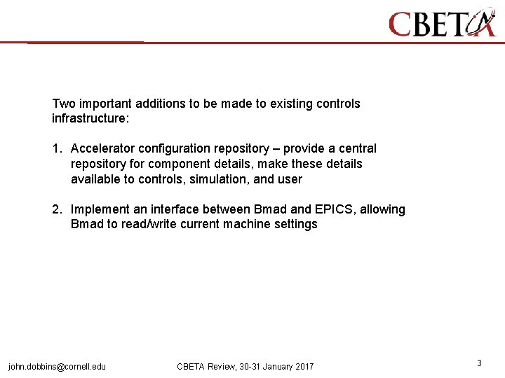 Two important additions to be made to existing controls infrastructure: 1. Accelerator configuration repository