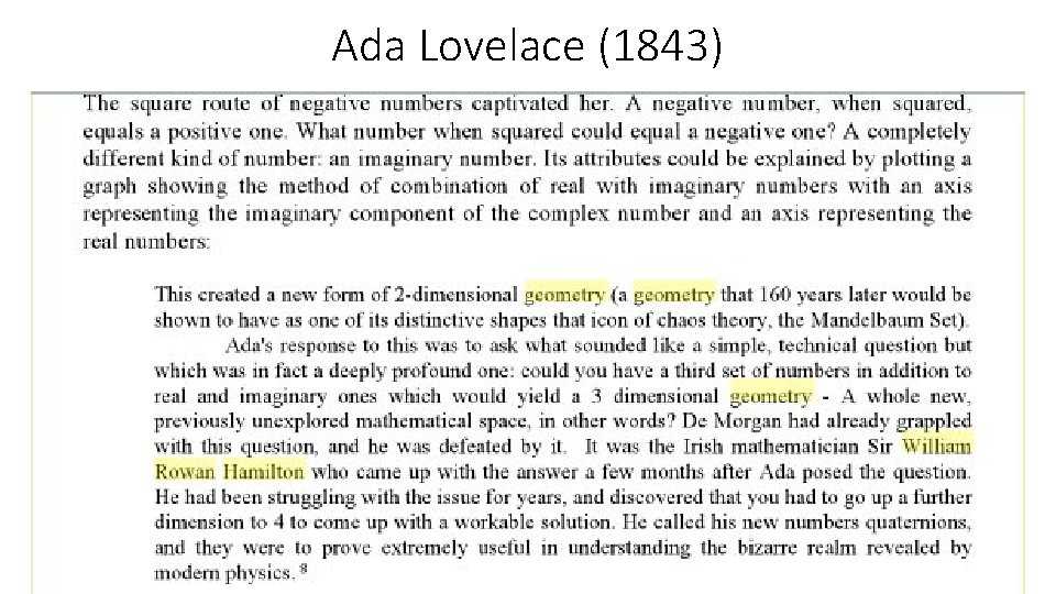 Ada Lovelace (1843) 
