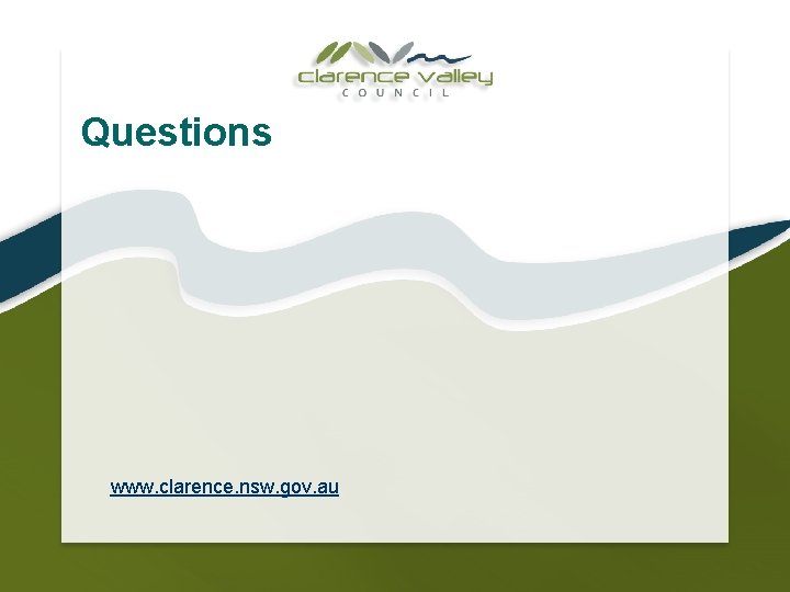 Questions www. clarence. nsw. gov. au 