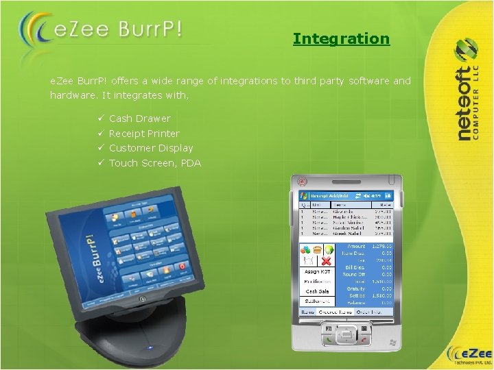 Integration e. Zee Burr. P! offers a wide range of integrations to third party