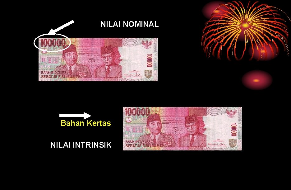 NILAI NOMINAL Bahan Kertas NILAI INTRINSIK 