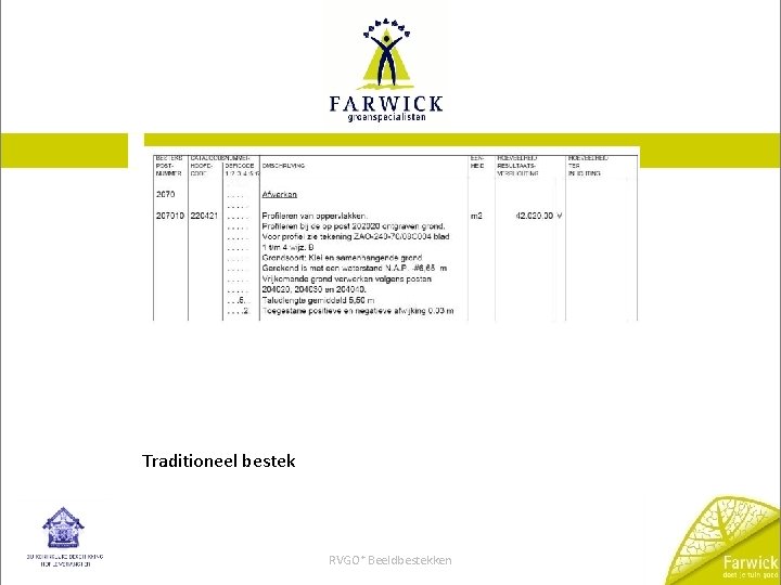 FARWICK DOET JE TUIN GOED Traditioneel bestek RVGO⁺ Beeldbestekken 