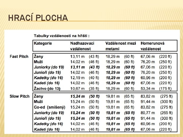 HRACÍ PLOCHA 