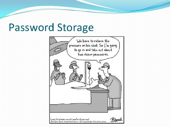 Password Storage 
