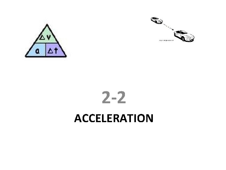 2 -2 ACCELERATION 2 -2 ACCELERATION