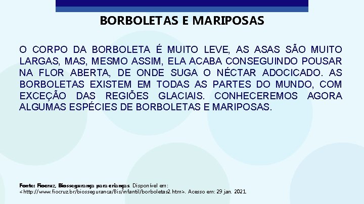 BORBOLETAS E MARIPOSAS O CORPO DA BORBOLETA É MUITO LEVE, AS ASAS SÃO MUITO