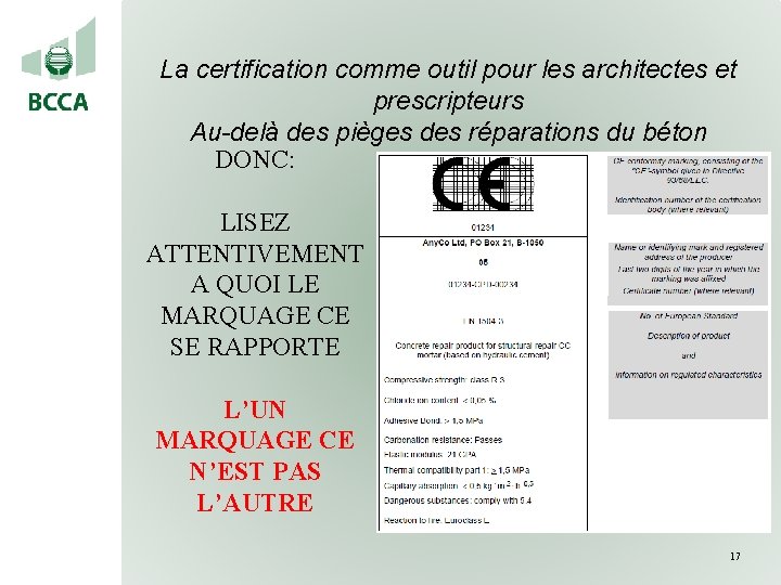 La certification comme outil pour les architectes et prescripteurs Au-delà des pièges des réparations