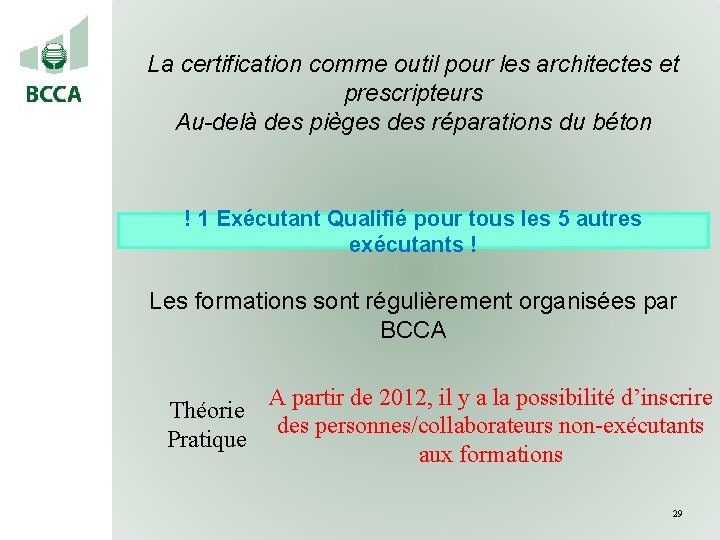 La certification comme outil pour les architectes et prescripteurs Au-delà des pièges des réparations