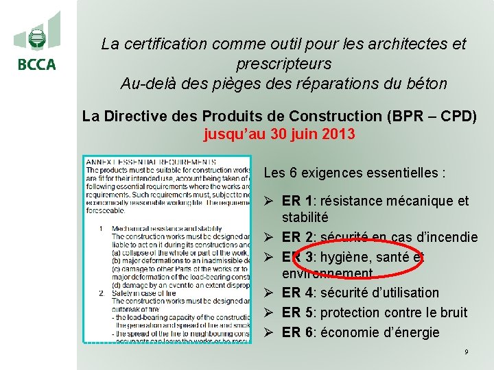 La certification comme outil pour les architectes et prescripteurs Au-delà des pièges des réparations