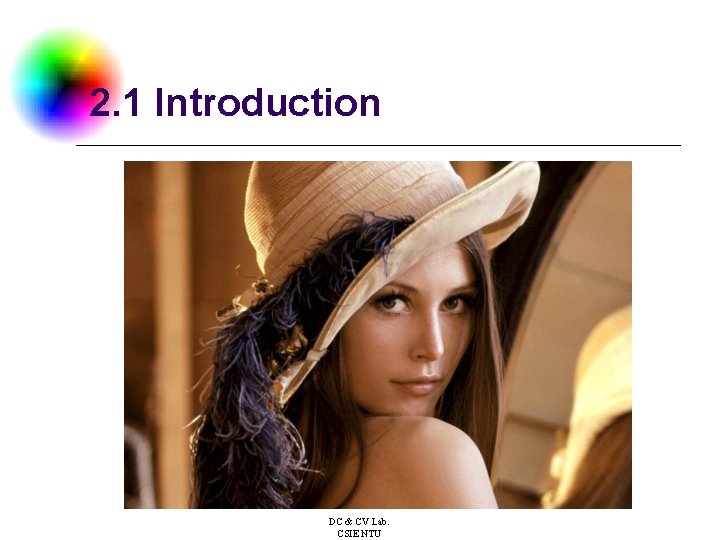 2. 1 Introduction DC & CV Lab. CSIE NTU 