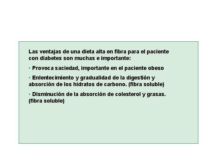 CONSEJOS HIGIÉNICO-DIETÉTICOS PARA REGULAR EL TRÁNSITO INTESTINAL Las ventajas de una dieta alta en