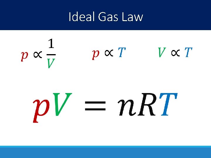 Ideal Gas Law 