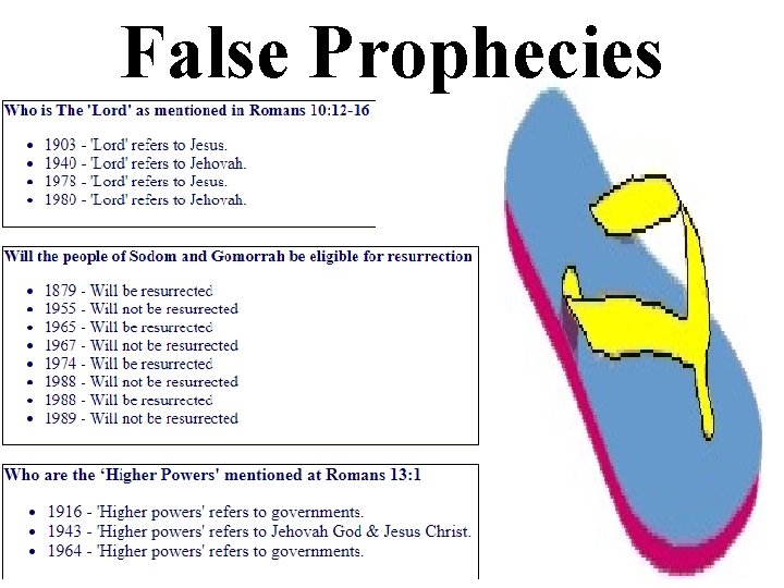 False Prophecies 