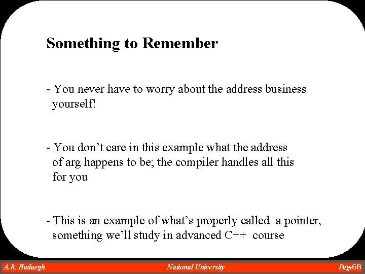Something to Remember - You never have to worry about the address business yourself! Something to Remember - You never have to worry about the address business yourself!
