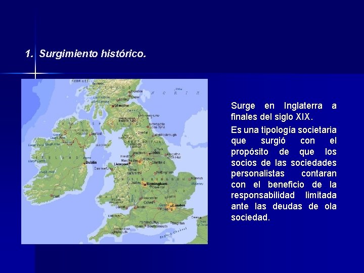 1. Surgimiento histórico. Surge en Inglaterra a finales del siglo XIX. Es una tipología