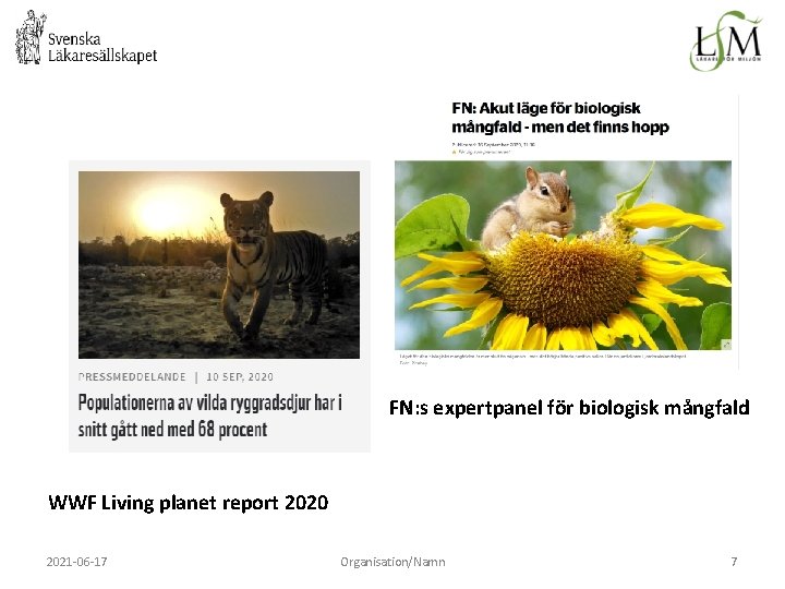 FN: s expertpanel för biologisk mångfald WWF Living planet report 2020 2021 -06 -17