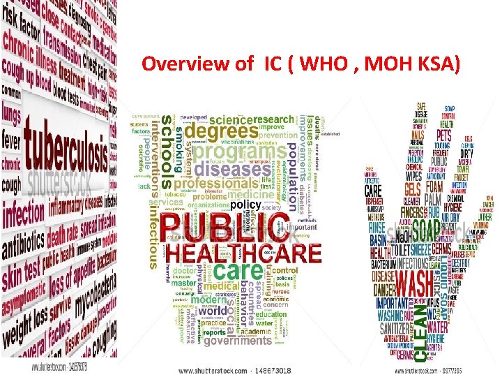 Overview of IC ( WHO , MOH KSA) 