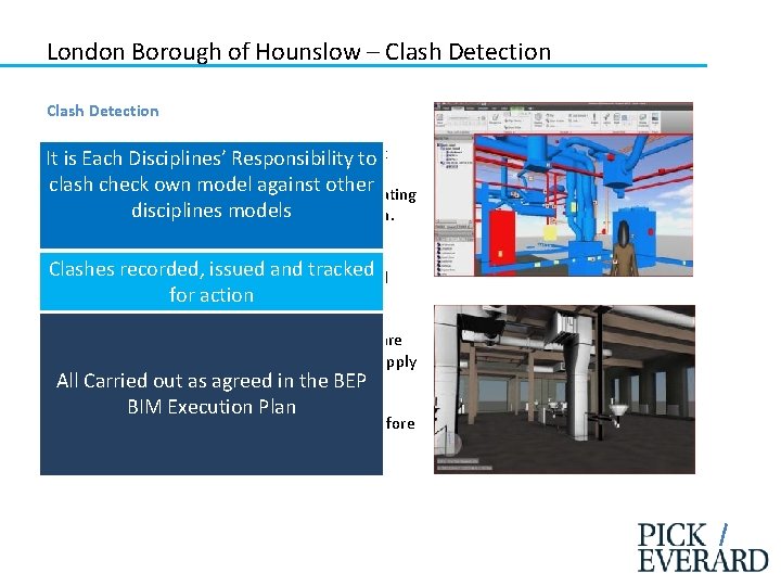 London Borough of Hounslow – Clash Detection Clash detection is the responsibility of all