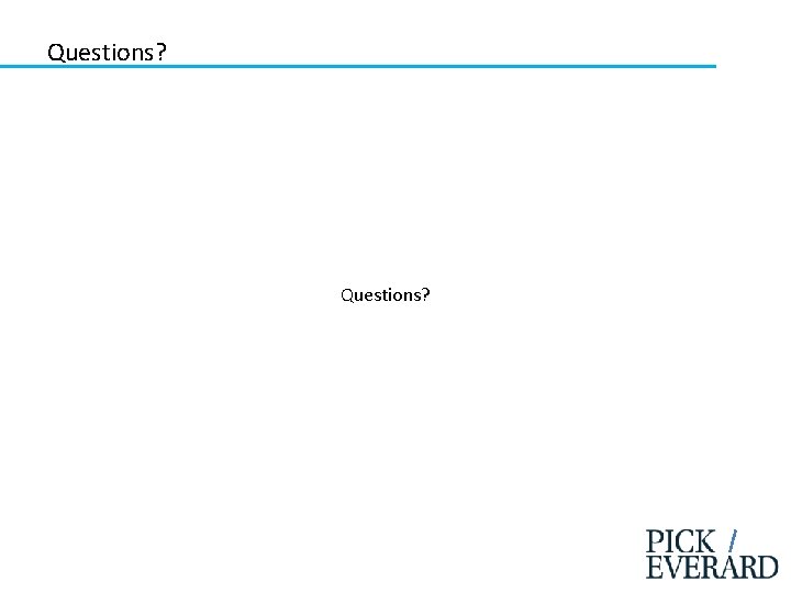 Questions? 